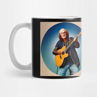 David Crosby vintage graphic design artwork Mug